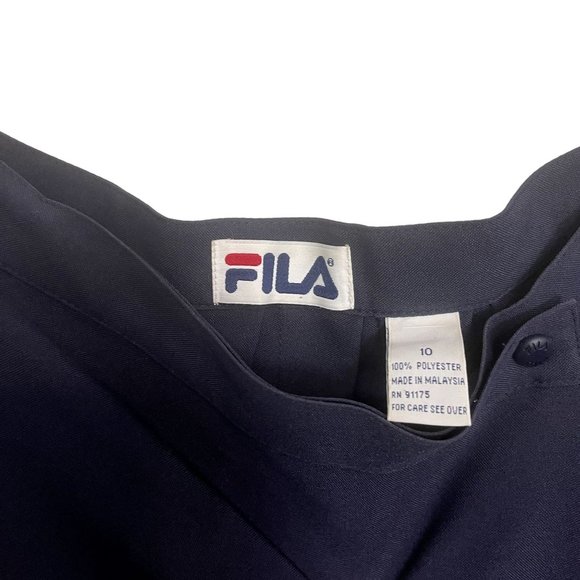 FILA Pleated Skirt Street Style Plain Logo Mini Skirt - Picture 3 of 4